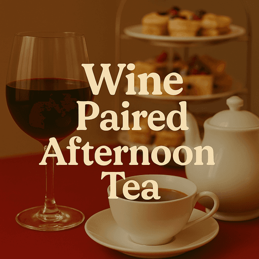 Wine Paired Afternoon Tea - Wine tasting paired with tea service