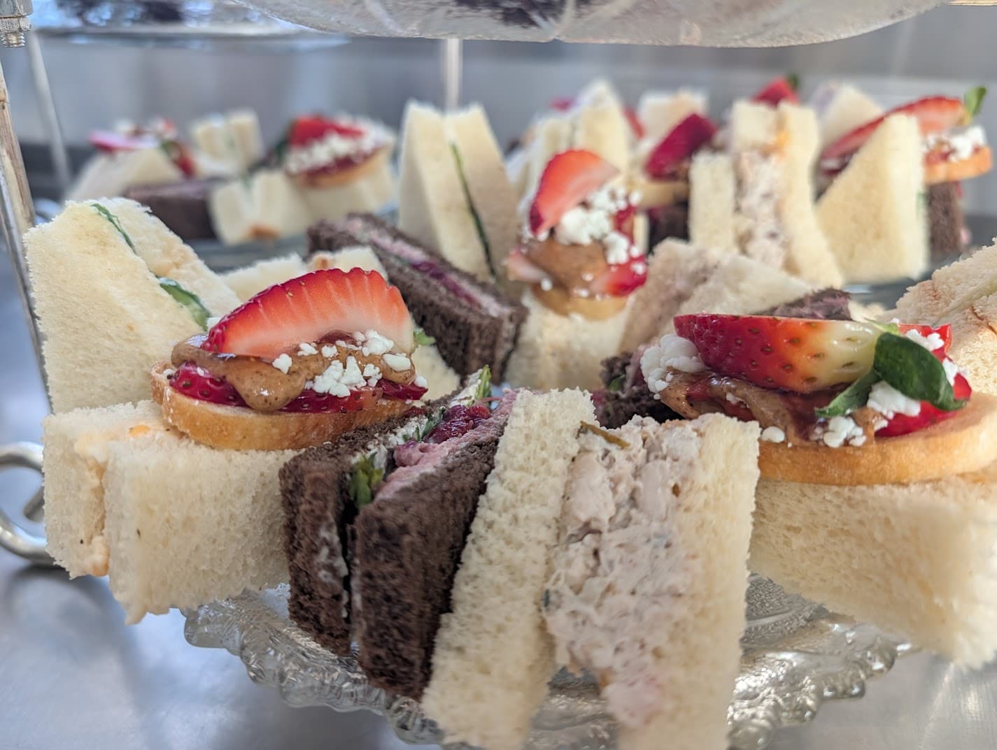 From-scratch savory dishes at The Tea Trolley