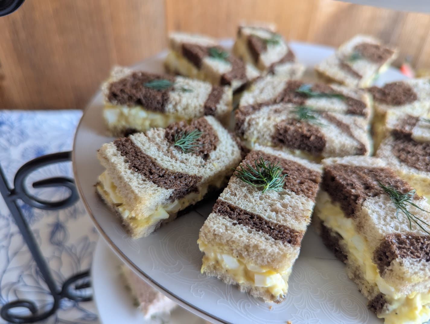 Tea room interior decor and display