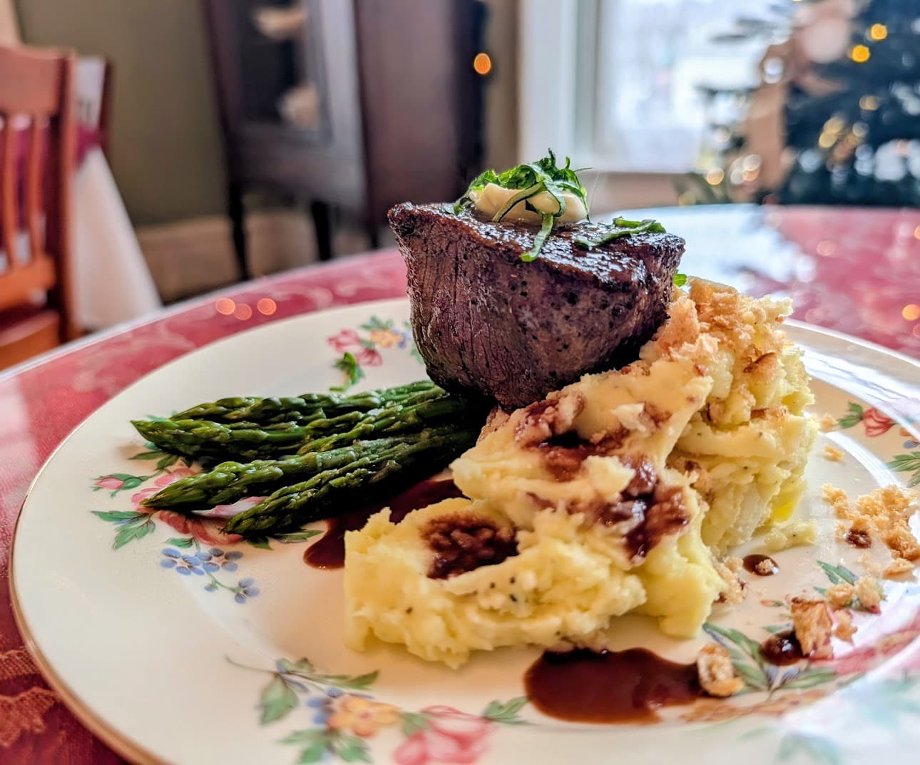 Steak dinner special event at The Tea Trolley