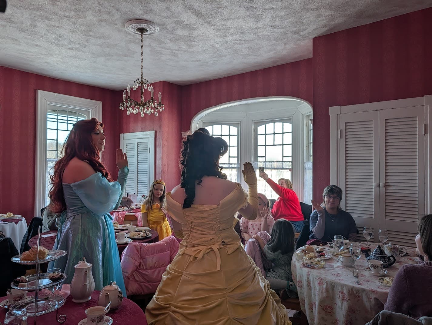 Princess themed afternoon tea event at The Tea Trolley