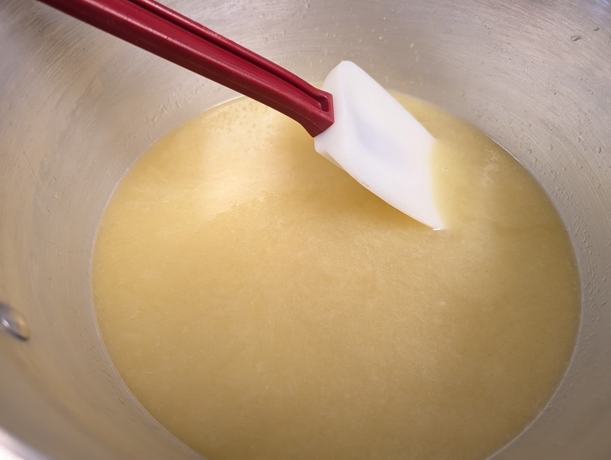 Finished lemon curd texture