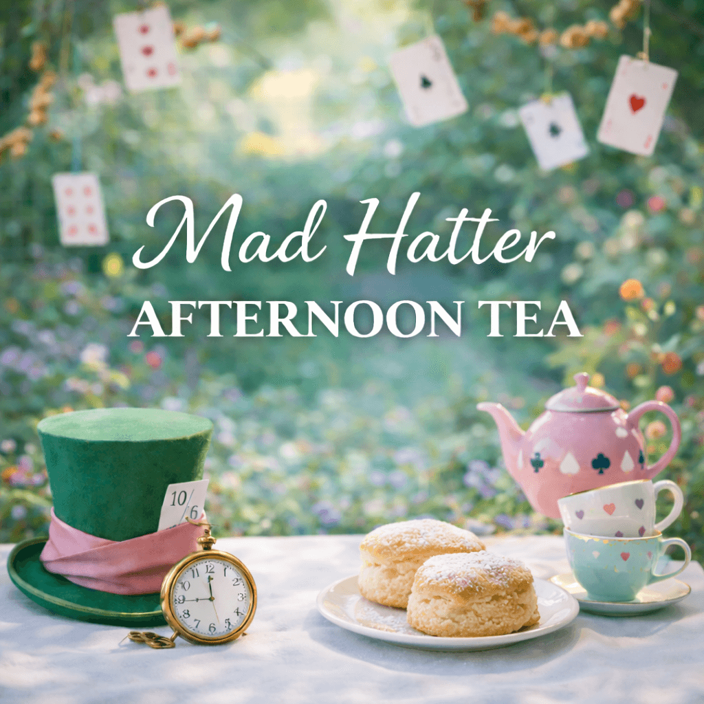 Mad Hatter Afternoon Tea at The Tea Trolley in Delta, PA