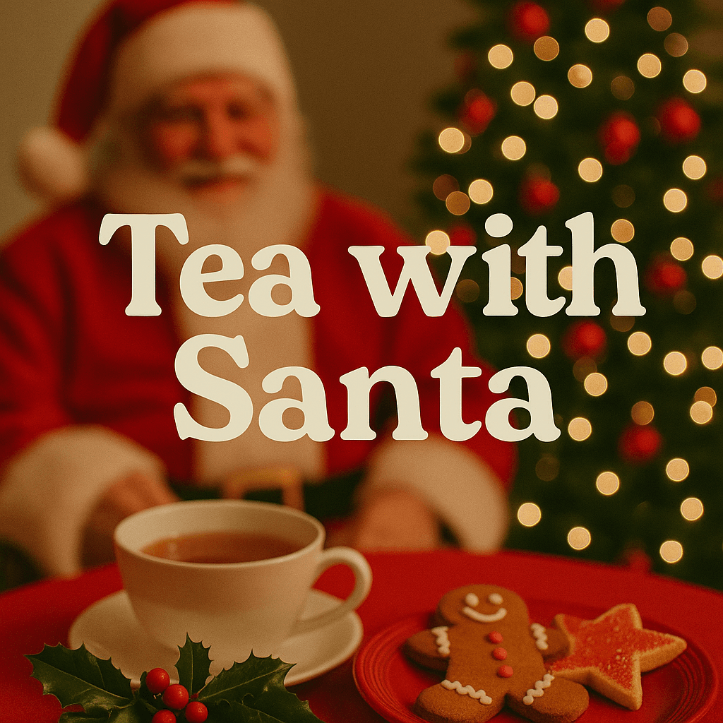 Tea with Santa at The Tea Trolley in Delta, PA